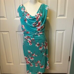 Ronni Nicole Teal Dress